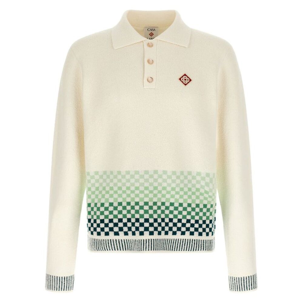 Casablanca Bicolor Cotton Polo Men's Shirt